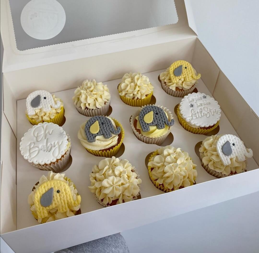 Капкейки "Слонята"